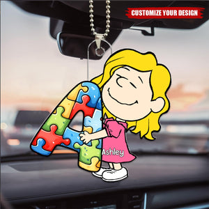 Personalized Gifts For Autism Awareness Car Ornament