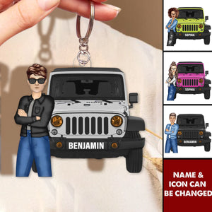 Ain't Nothing But A Off-Road Car Thang Personalized Acrylic Keychain