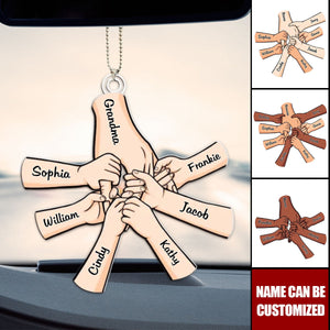 Where Love Grows - Personalized Acrylic Ornament, Gift For Mom, Grandma