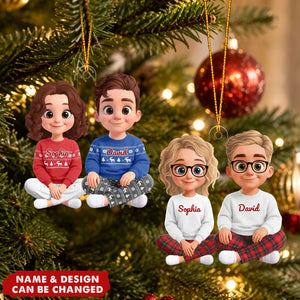 Custom First Christmas Acrylic Ornament - Personalized Anniversary Christmas Gifts