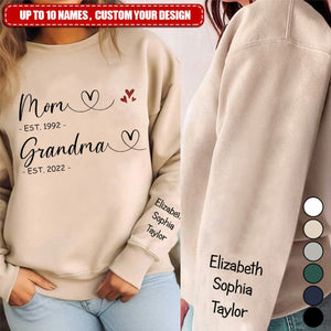 Together No Matter The Distance - Family Personalized Sweatshirt