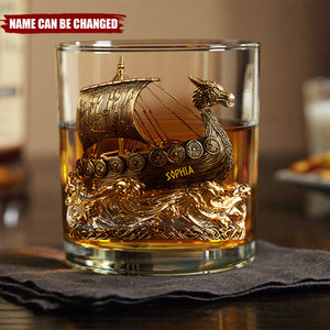 Viking - Personalized Whiskey Glass