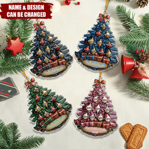 Merry Christmas - Personalized Family Custom Shaped Ornament