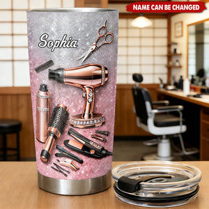 A Passion For Beauty, Custom Stainless Steel Tumbler, Gift For Stylists