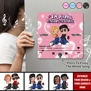 Y2K Couple - Personalized Music Fridge Magnet, Gift For Couple, Boyfriend, Girlfriend, Husband, Wife