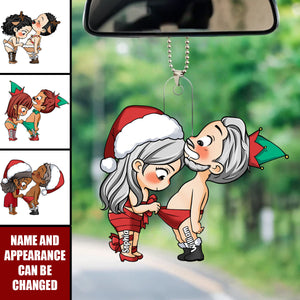 Funny Couple Christmas Gift - Personalized Car Ornament
