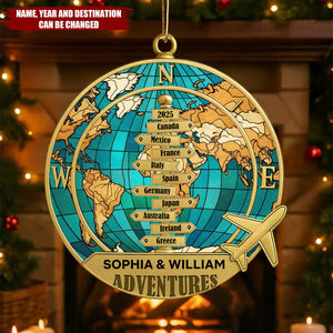 Destination Of All Year - Personalized Acrylic Ornament