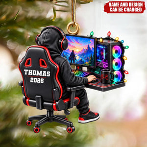 Personalized Acrylic Ornament - PC Gamer Gift