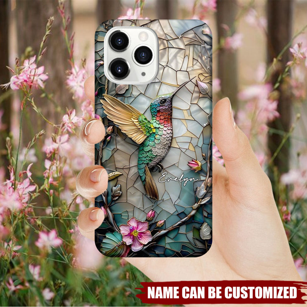 Artistic Hummingbird - Personalized Gardening Full Print Phone Case