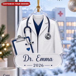 Personalized Doctor Ornament - Medical Appreciation Gift