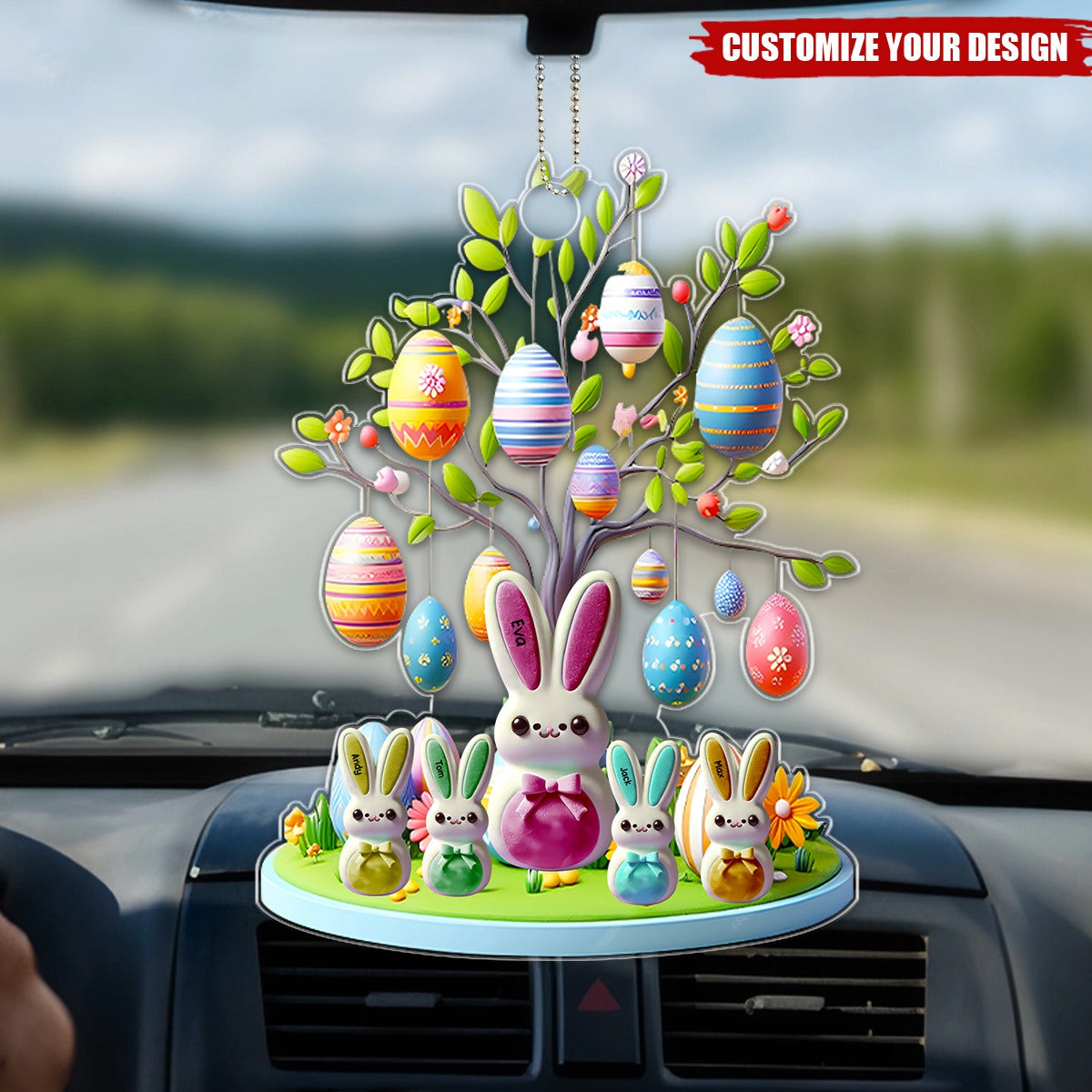 Personalized Gifts For Easter's Day Ornament Bunny Kids