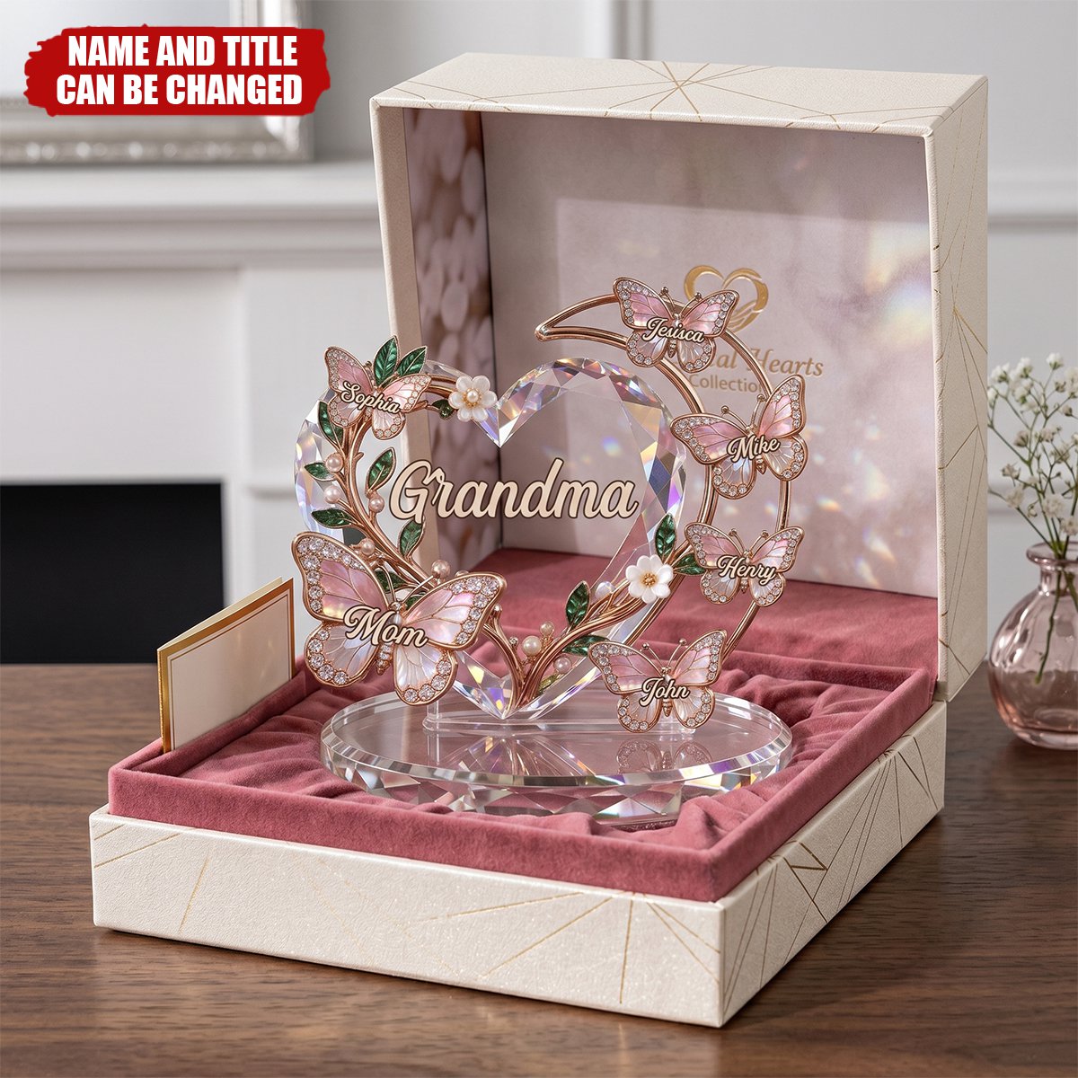 Best Mom Nana Mother Ever - Personalized Acrylic Block Plaque