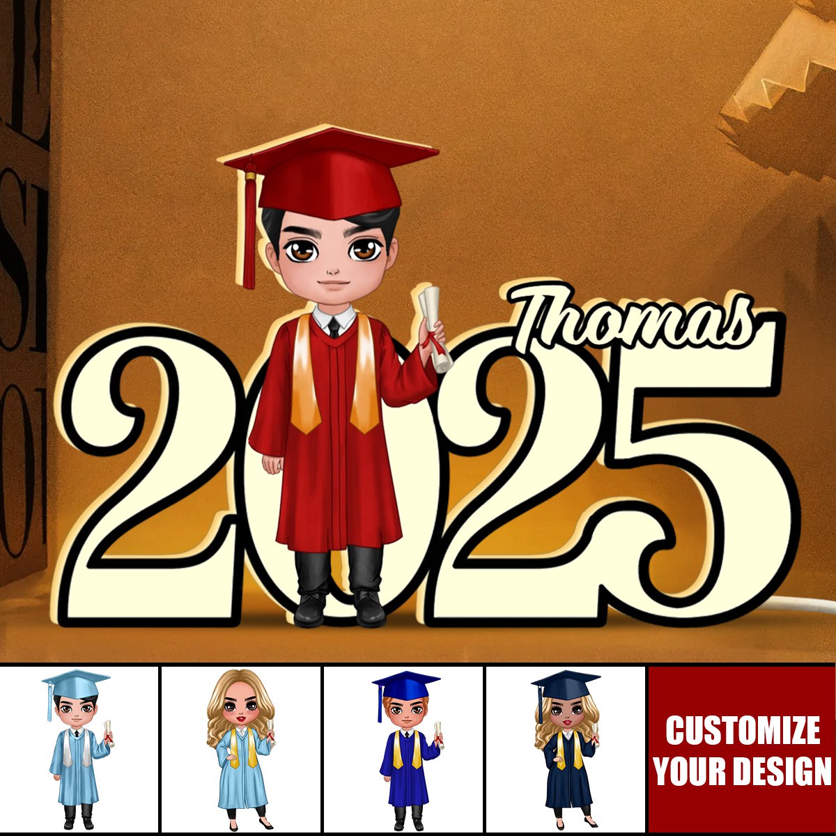 2025 Graduation Senior Personalized Light Box, Graduation Gift