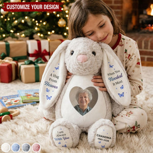 Memorial Sympathy Gifts For Loss - Personalized Bunny Plush