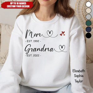 Together No Matter The Distance - Family Personalized Sweatshirt