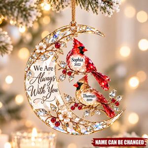 Personalized Cardinal Memorial Acrylic Ornament - A Gift Of Mourning For Those Who Have Lost A Loved One