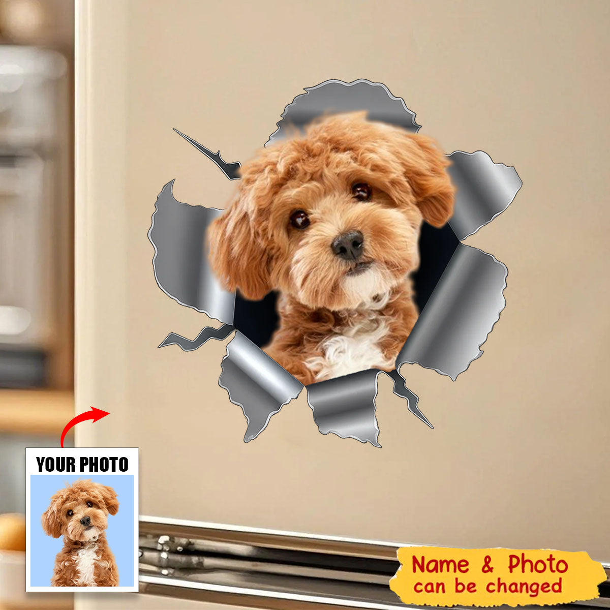 Custom Photo RV Decal - Personalized Birthday Gifts For Dog Cat Lovers