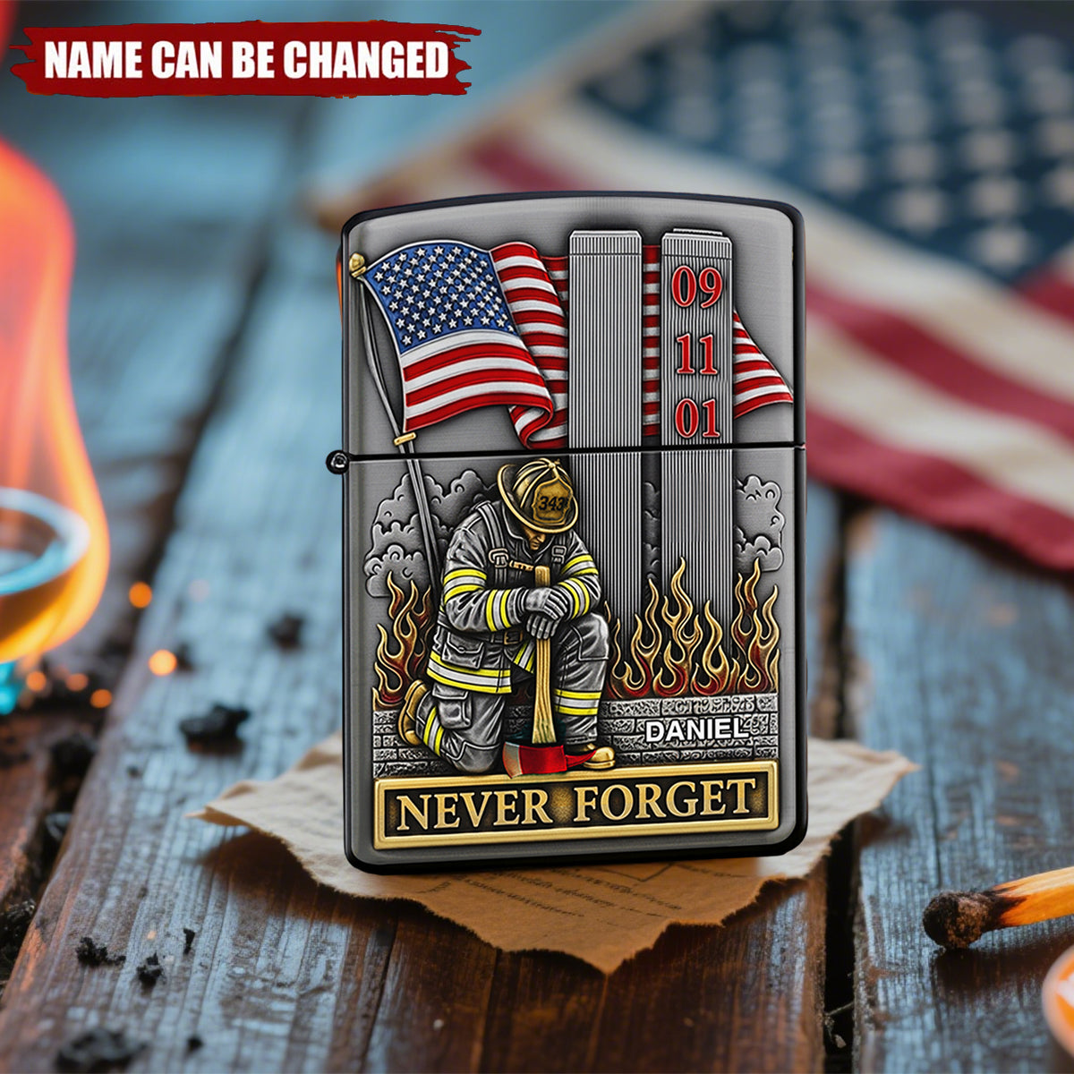 Firefighter Lighter - Personalized Gift For Firefighter