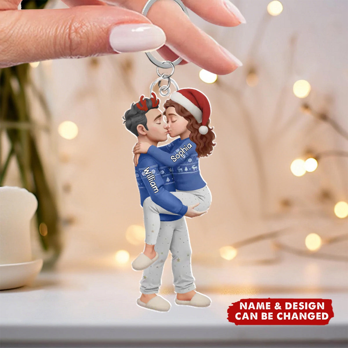 Gifts For Husband And Wife - Personalized Keychain