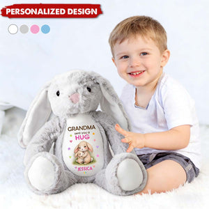 Custom Easter Bunny Plush - Family Personalized Birthday Gifts For Mom, Grandma, Family Members - Love Wrapped In A Hug