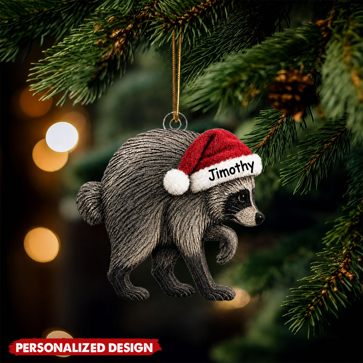Trending Viral Jimothy Raccoon Acrylic Ornament - Trending 2026 Keep Sake
