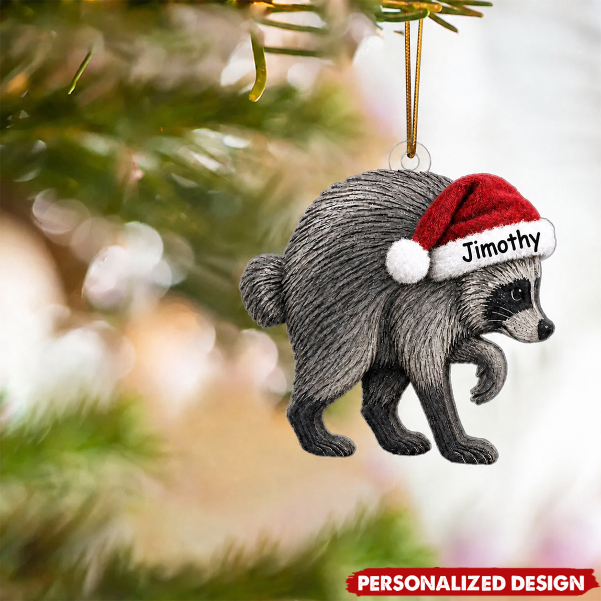 Trending Viral Jimothy Raccoon Acrylic Ornament - Trending 2026 Keep Sake