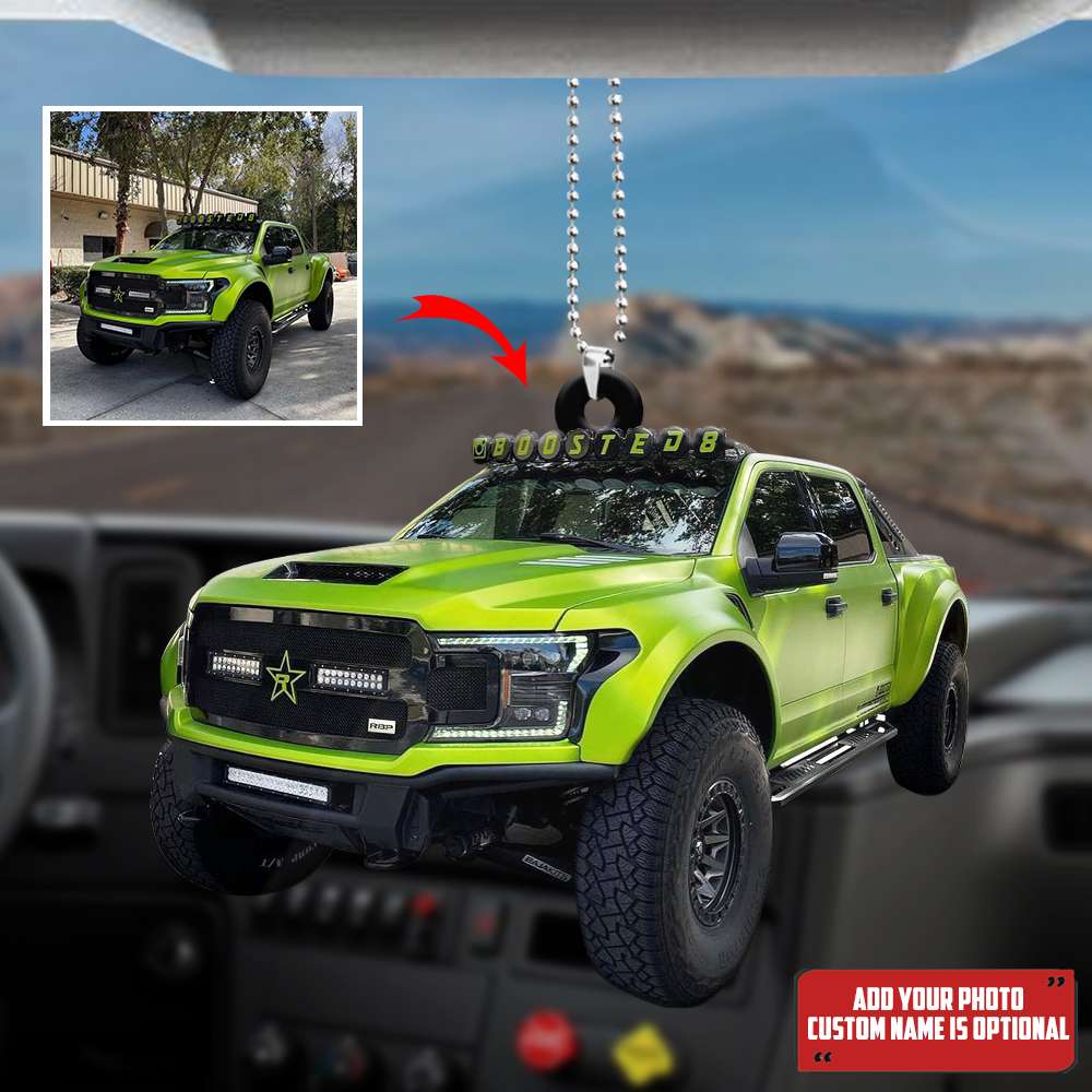 Custom Flat Car Ornament, Upload Car Photo, Gift For Car Lovers