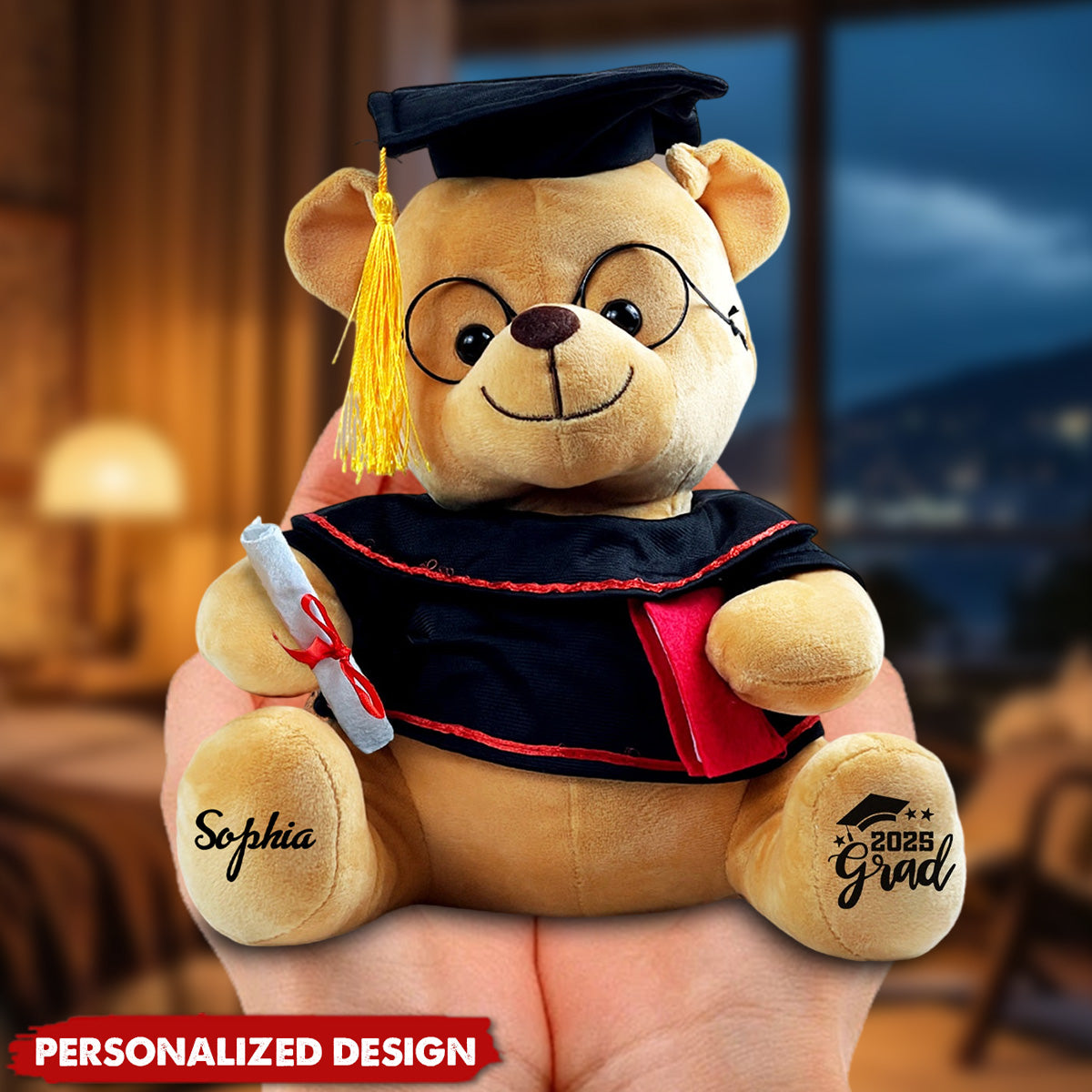 2025 Grad - Personalized Graduation Bear