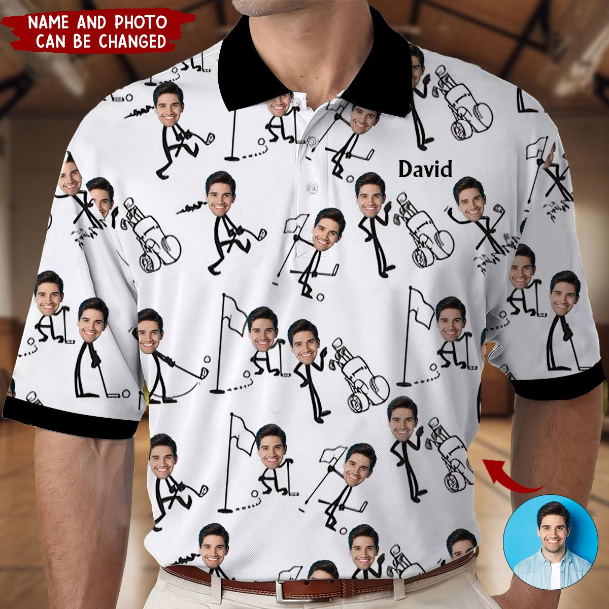 Gift For Golf Dad, Uncle, Husband... - Personalized Golf Polo Shirt